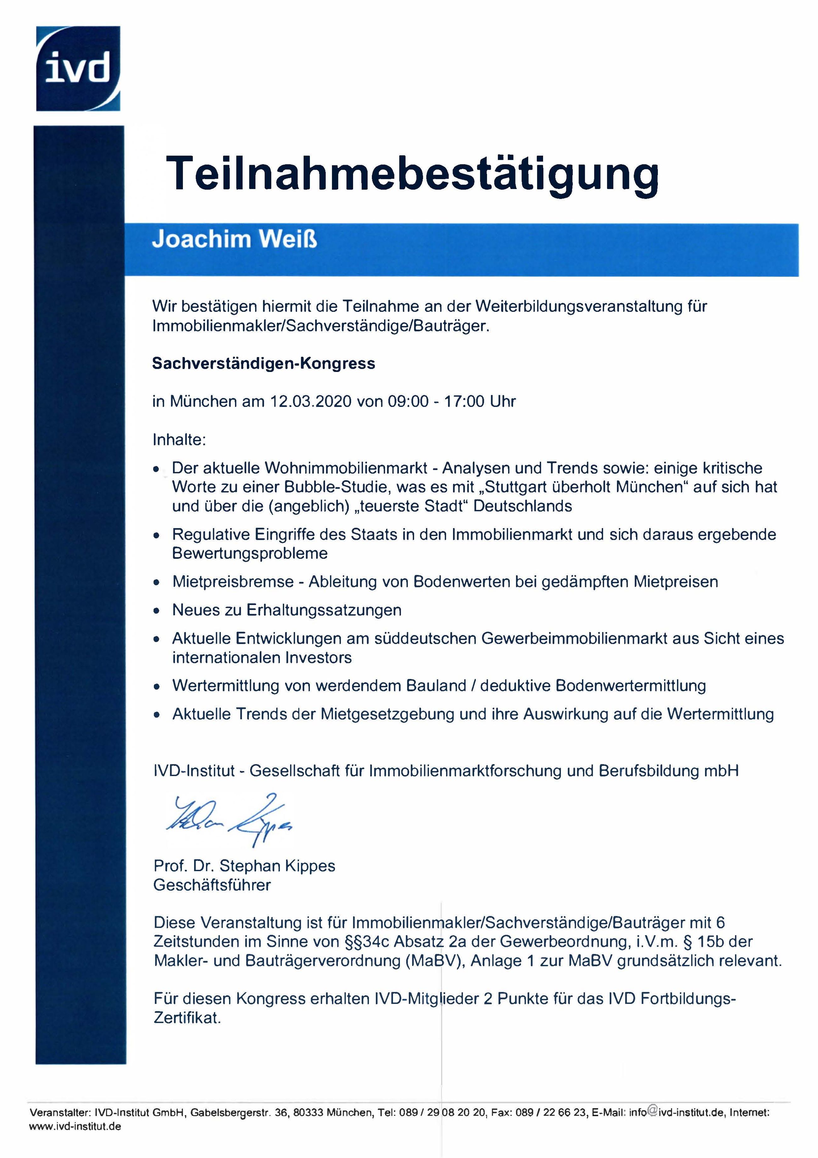 Sachverständigen-Kongress